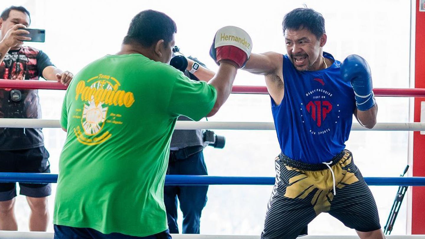Manny Pacquiao to continue fighting, ‘ready to beat someone up,’ says Sean Gibbons